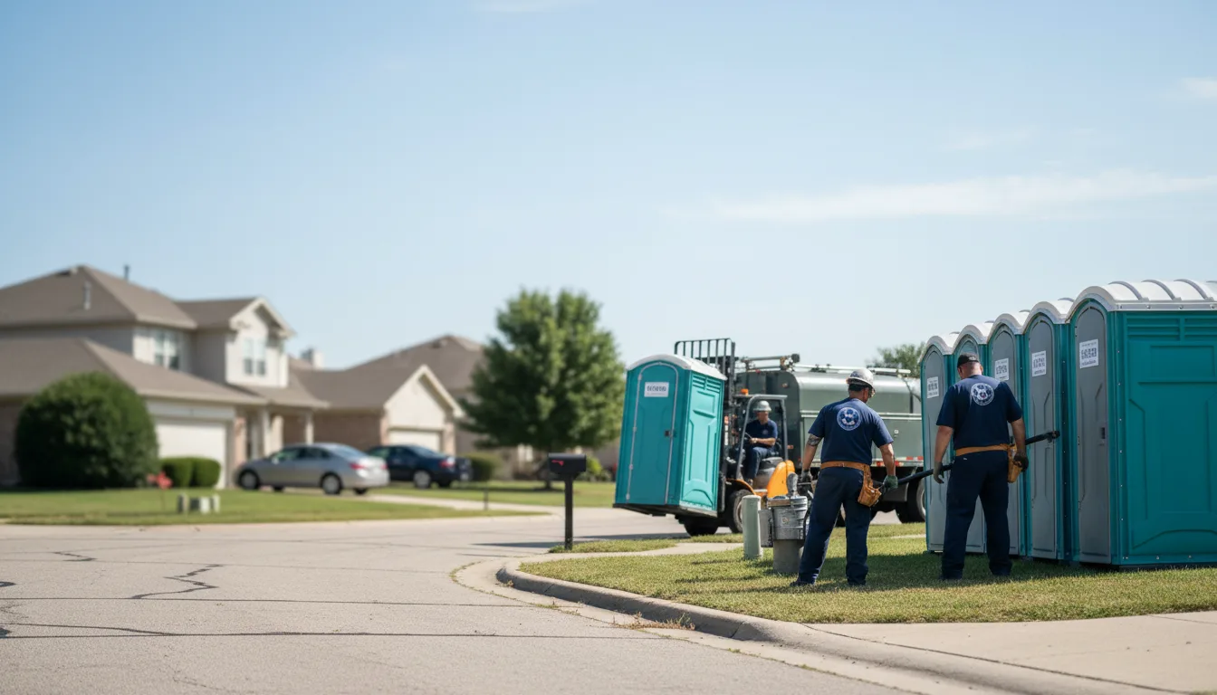 Porta Potty Rental in Lillian, TX near me